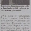 Potyczki Gimnazjalne, Głos Wielkopolski, 24 maja 2005 roku