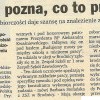 Młodzież pozna co to praca, Nowości, 5 marca 2005 roku