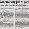 Szkolny test ekonomiczny już za 5 dni, Gazeta Wyborcza, 9 listopada 2006r.
