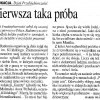 Pierwsza taka próba, Gazeta Wyborcz - Radom, 28 kwietnia 2004 roku