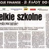 Wielkie szkolne inwestowanie, Gazeta wyborcza, 21 listopada 2006r.