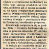 Finał Ogólnopolskiego Konkursu Zarządzanie Firmą, Gazeta Szkolna, 6 maja 2003 roku
