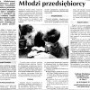 Młodzi przedsiębiorcy, Gazeta Szkolna, 30 kwietnia 2002 roku