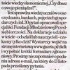 Czy dbasz o swoje pieniądze, Gazeta Wyborcza, 10 listopada 2006r.