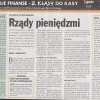 Rządy pieniędzmi, Gazeta Wyborcza, 29 listopada 2005 r.