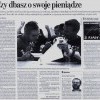 Czy dbasz o swoje pieniądze? Gazeta Wyborcza, 15 listopada 2006r.