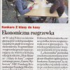 Ekonomiczna rozgrzewka, Gazeta Wyborcza, 15 listopada 2006r.