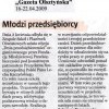 16.04.09 Gazeta Olsztyńska Młodzi przedsiębiorcy