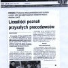 Super Nowości Licealiści poznali przyszłych pracodawców