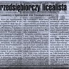 Przedsiębiorczy licealista - Panorama Oleśnicka z 15-21 marca 2007 r.