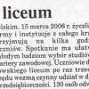 Przedsiębiorcze Liceum, Głos Koszaliński, 15 marca 2006