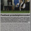 Festiwal Przedsiębiorczości - Gazeta Ostrowska z 13 grudnia 2006 r.)