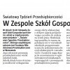 16.11.11 Dziennik Elbląski Światowy Dzień Przedsiębiorczości w Zespole Szkół Gospodarczych w Elblągu