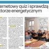 07.03.2013 Nasze Miasto PoznańWypełnili internetowy quiz i sprawdzą swoją wiedzę o sektorze energetycznym