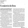 23.04.2103 Gazeta Wyborcza Uczniowie do firm
