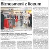 23.04.2013 Kurier Szczeciński Biznesmeni z liceum
