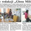 1.04.2015 Glos Milicza: Z wizytą w redakcji Głosu Milicza