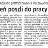 8.04.2015 Nowy Kurier Ostrołęcki: Uczniowie na jeden dzień poszli do pracy