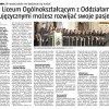 21.04.2017 Gazta Olsztyńska Gazeta Działdowska: W drugim Liceum Ogólnokształcącym z Oddziałami Dwujęzycznymi możesz rozwijać swoje pasje